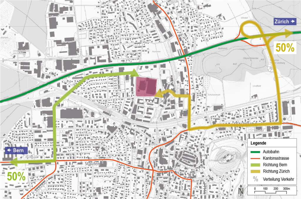 Lenzburg: Verkehrsgutachten für Areals-Umnutzung