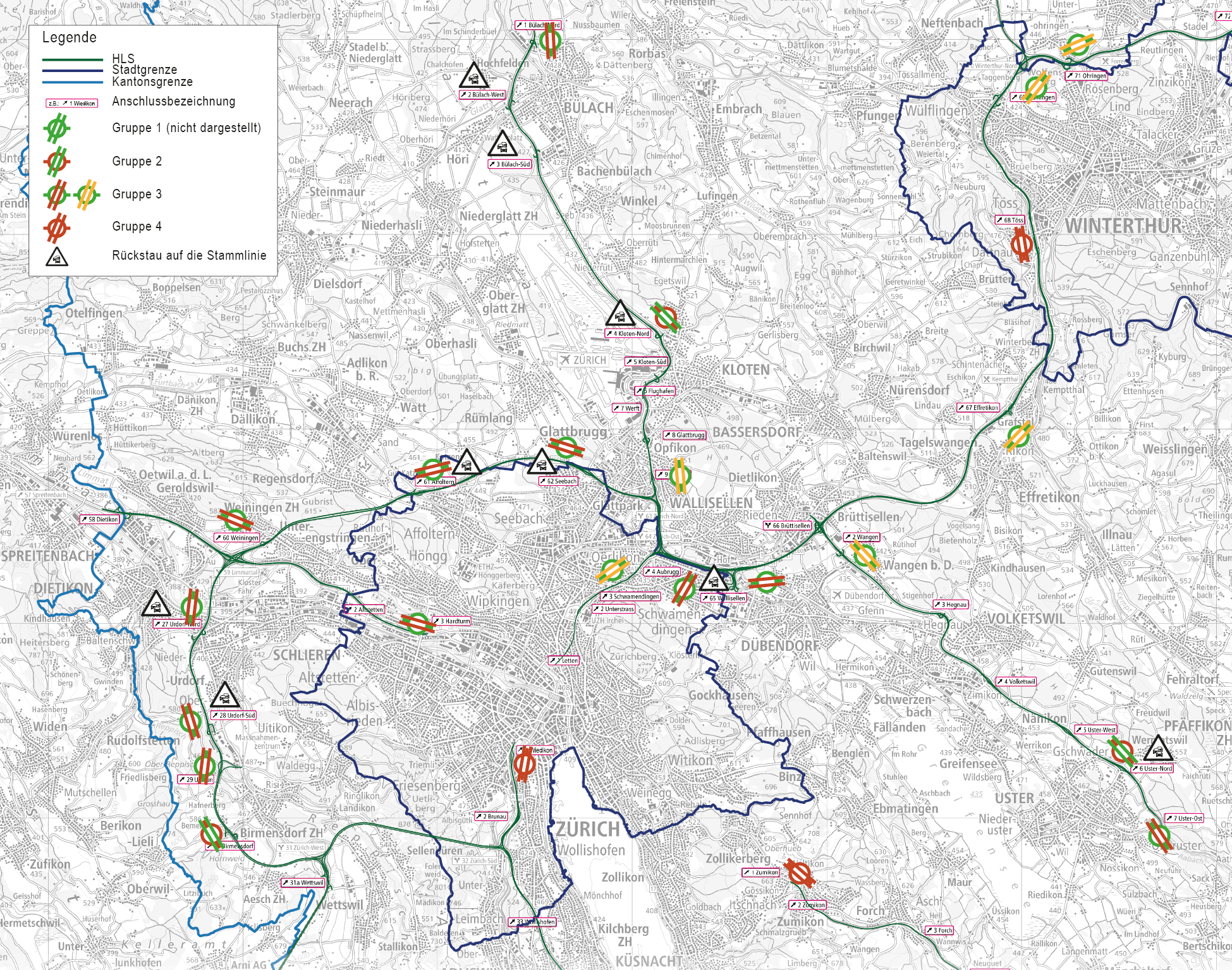 Schnittstellenanalyse: Verkehrsmanagement im Kanton Zürich