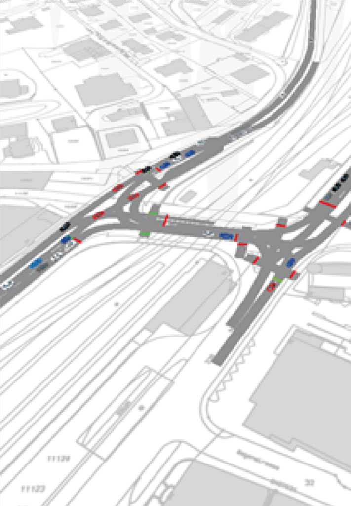 Aufwertung Bereich Adlerunterführung / Schwabentor