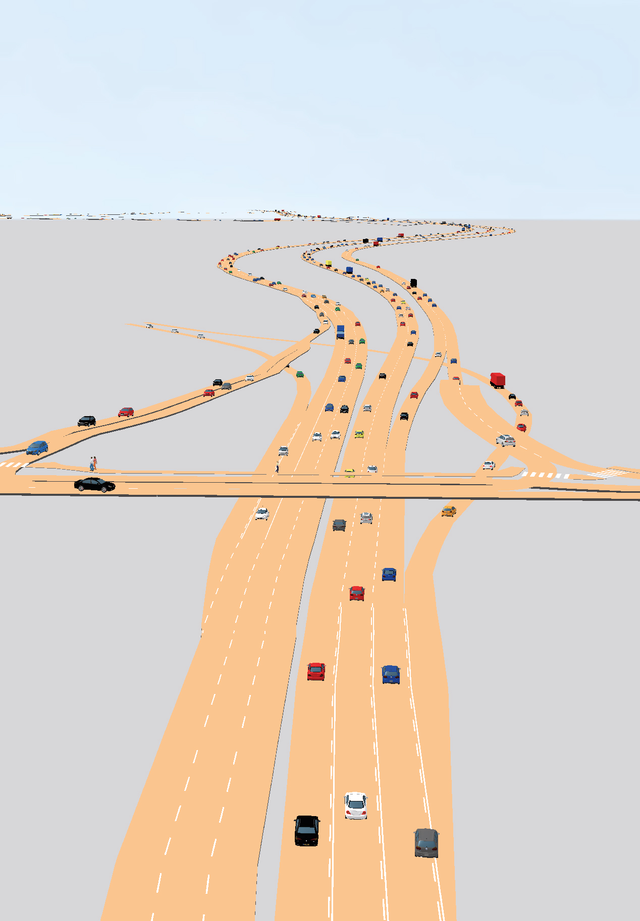 Simulation Rosenberg-Tunnel