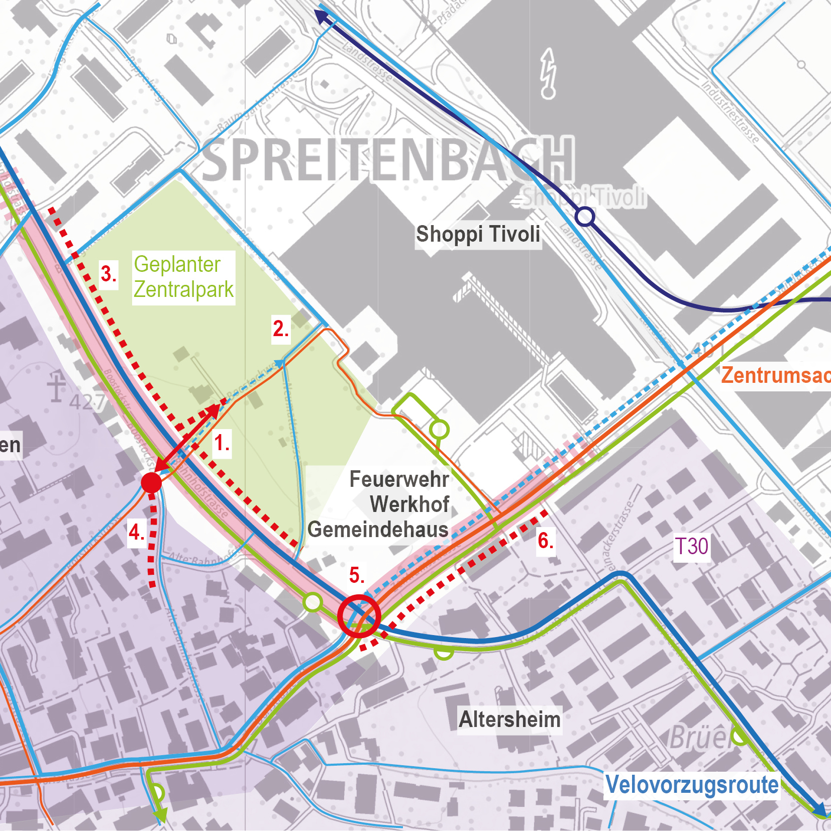 Spreitenbach: Betriebs- und Gestaltungskonzept (BGK)