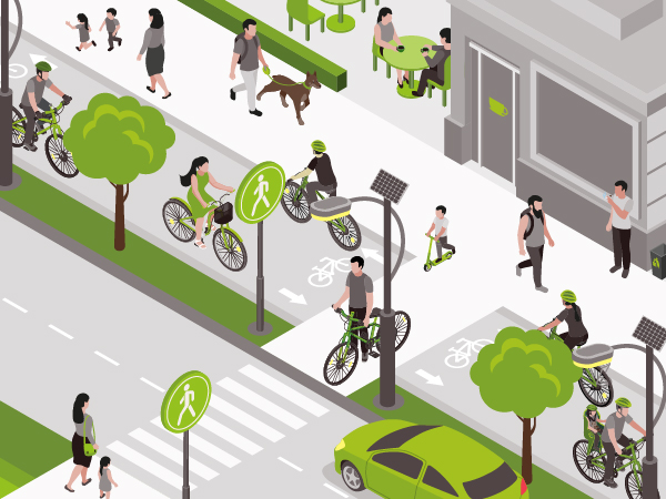 Sichere, zukunftfähige und attraktive Verkehrs- und Lebensräume
