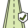 Verkehrssicherheit Icon Verkehrssicherheit