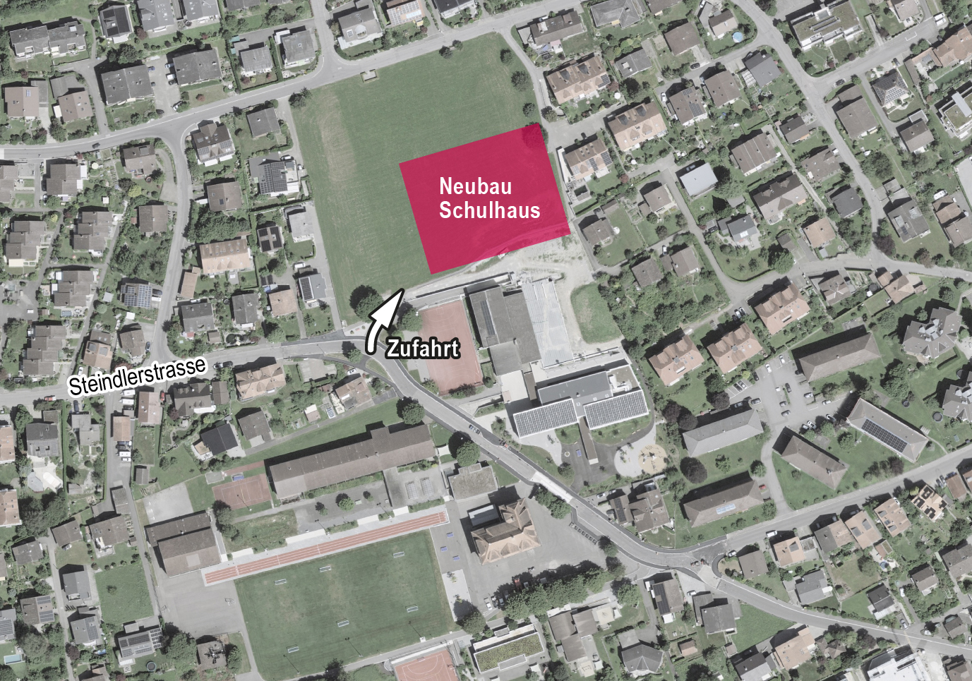 Verkehrsgutachten für Schulhaus-Neubau in Unterseen